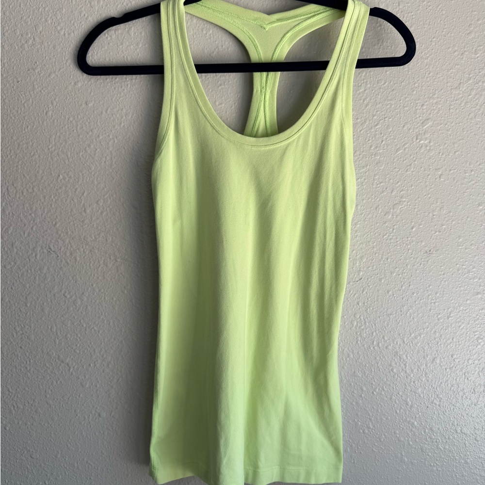 Lululemon Athletica Neon Yellow Tank Top